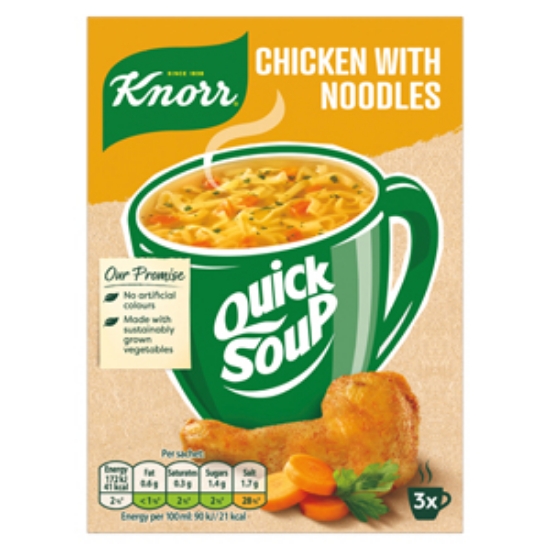 Picture of Knorr 3 Pack Chicken Noodle QuickSoup x12